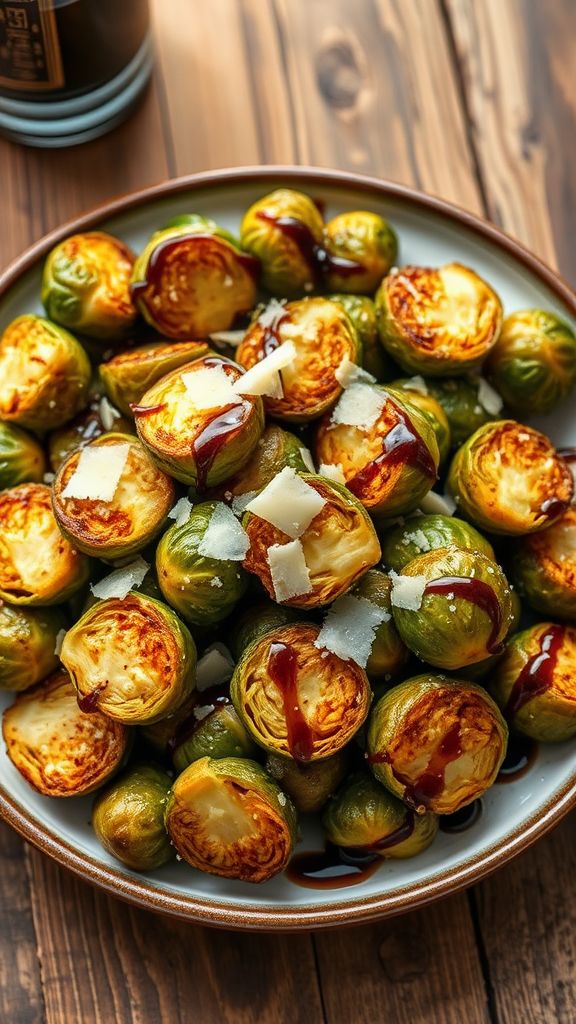 Garlic Parmesan Brussels Sprouts  