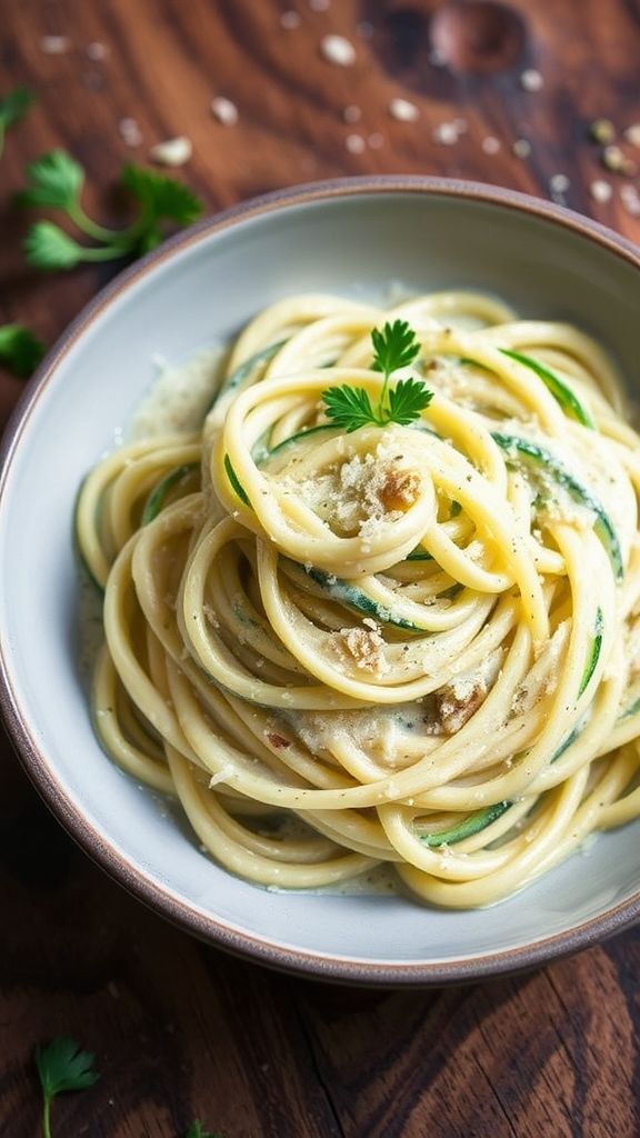 Garlic Parmesan Keto Alfredo Delight