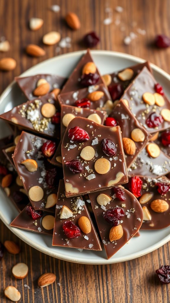 Gold Coin Chocolate Bark