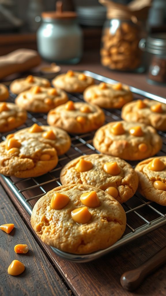 Golden Coin Butterscotch Cookies  