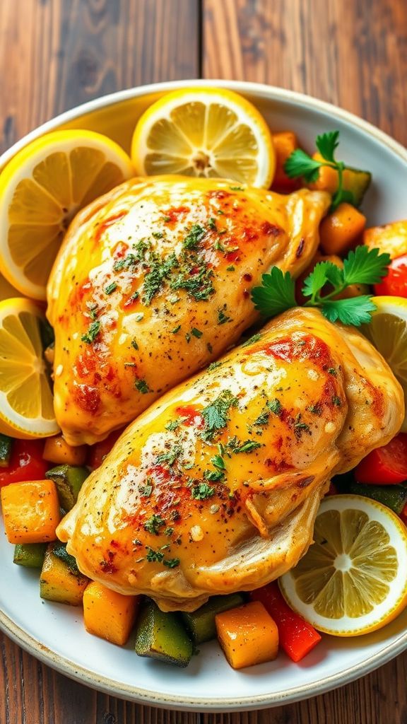 Greek Chicken with Lemon and Oregano