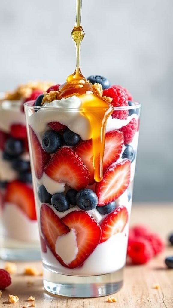 Greek Yogurt and Berry Parfait