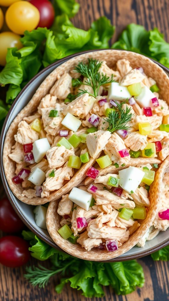 Greek Yogurt Chicken Salad with Dill