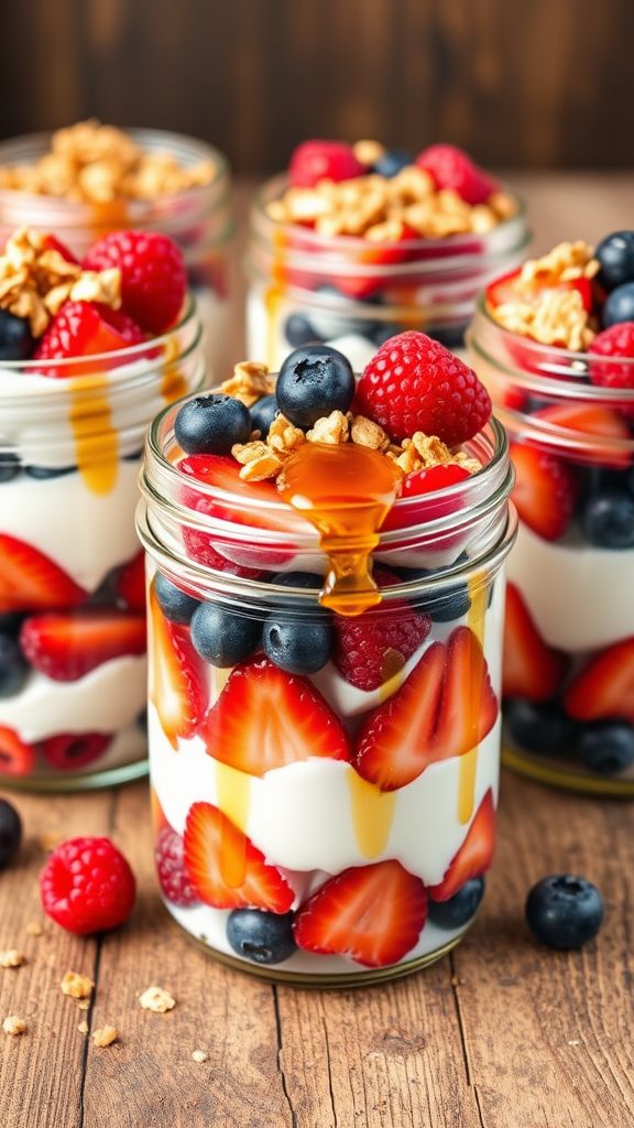 Greek Yogurt Parfait Jars