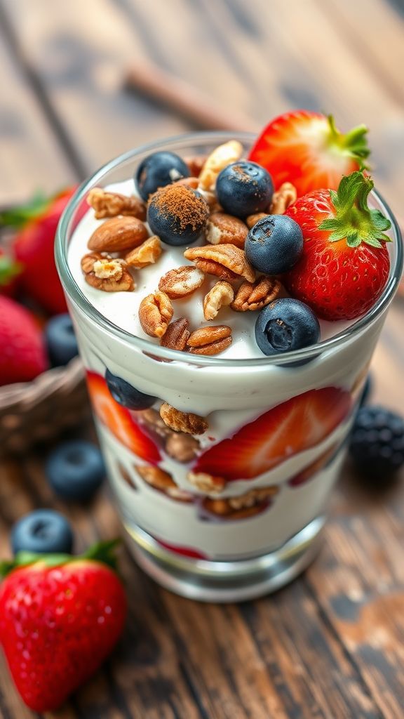 Greek Yogurt Parfait with Nuts