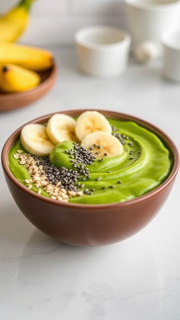 Green Smoothie Protein Oats  