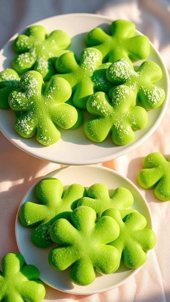 Green Velvet Clover Cookies  