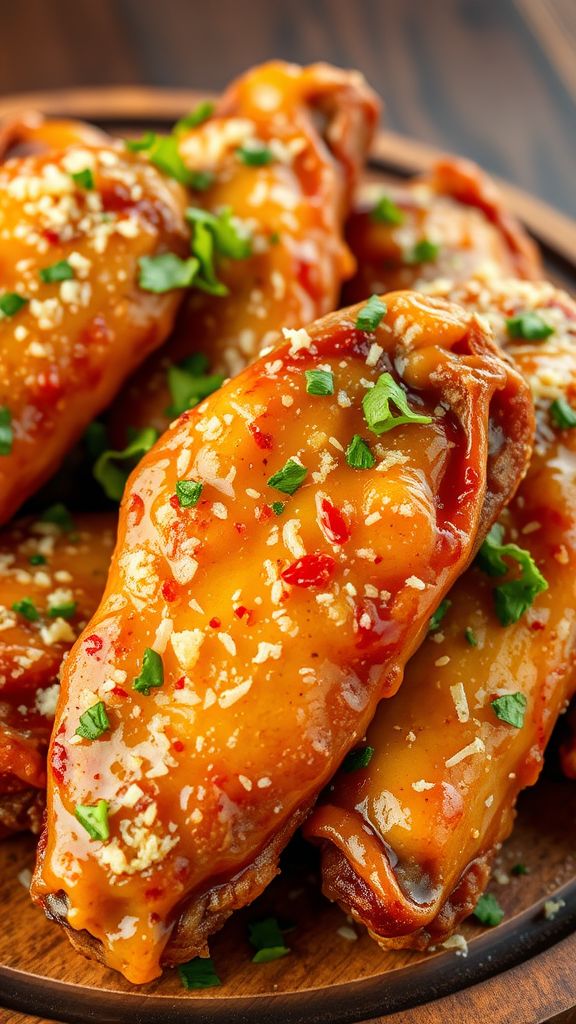 Gridiron Garlic Parmesan Wings