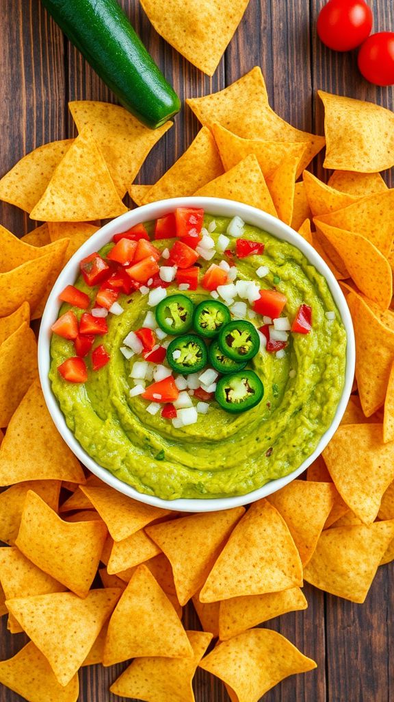 Guacamole and Chips Fiesta