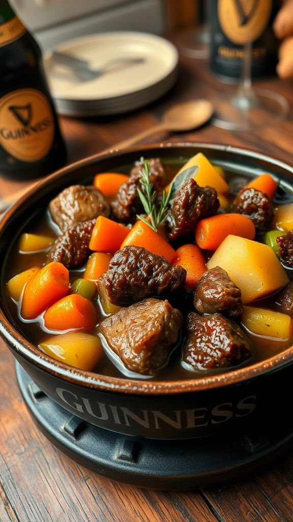 Guinness Beef Stew with Root Vegetables