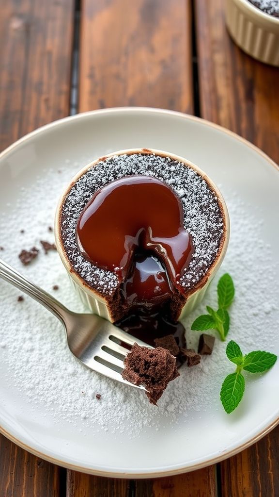 Hail Mary Chocolate Lava Cakes  