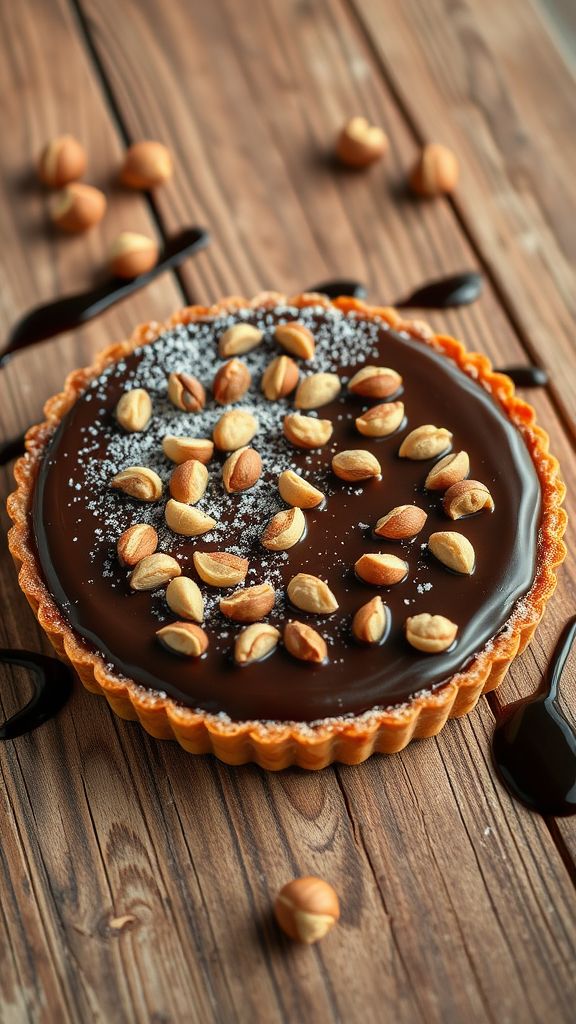 Halftime Hazelnut Chocolate Tart