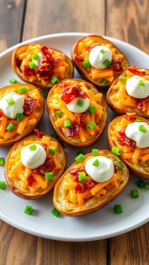 Halftime Loaded Potato Skins  