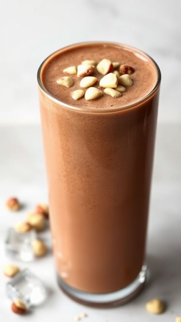 Hazelnut Chocolate Keto Smoothie  