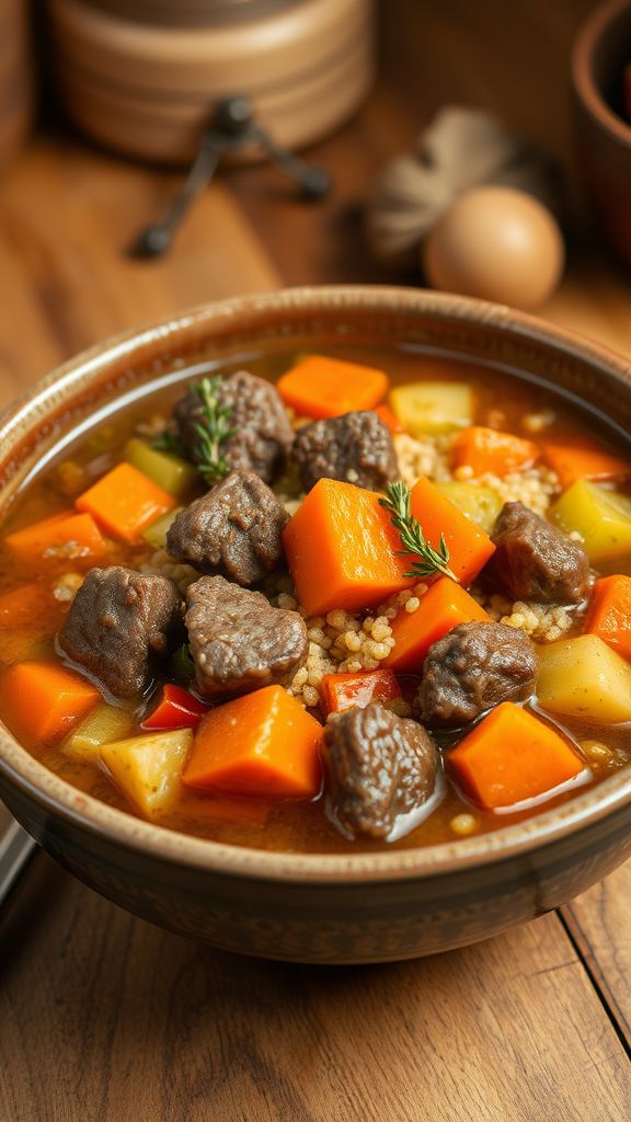 Hearty Beef and Quinoa Stew