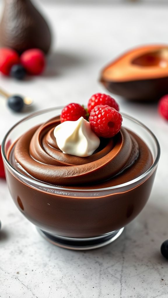 Heavenly Chocolate Avocado Mousse