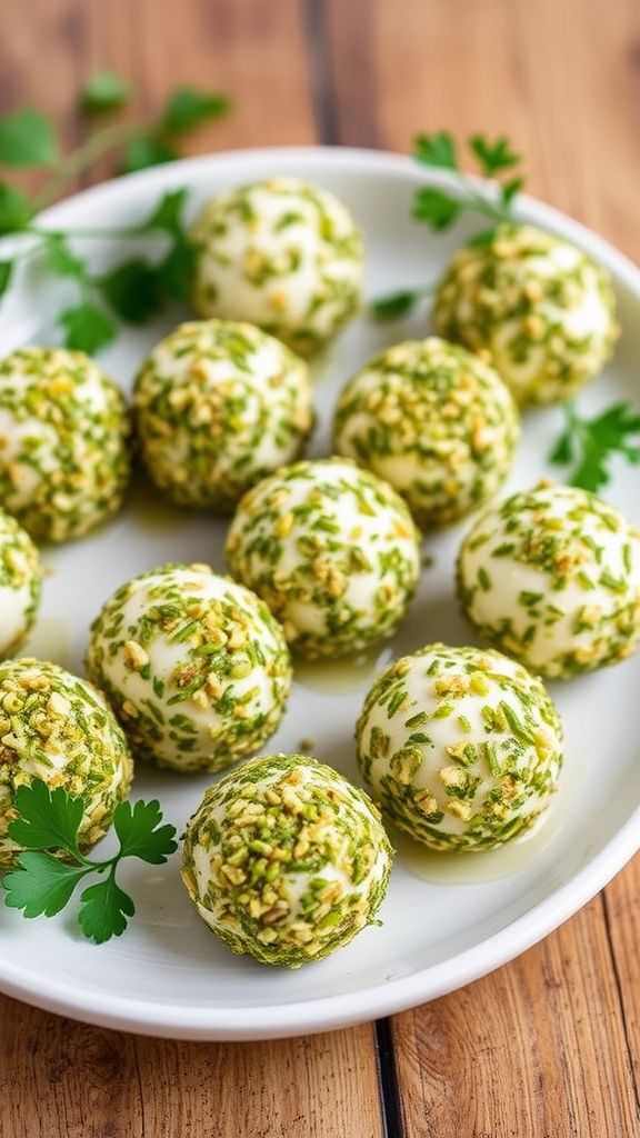 Herb-Crusted Goat Cheese Truffles