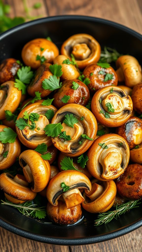 Herb-Infused Roasted Mushrooms