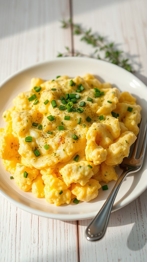 Herbal Infused Scrambled Eggs 