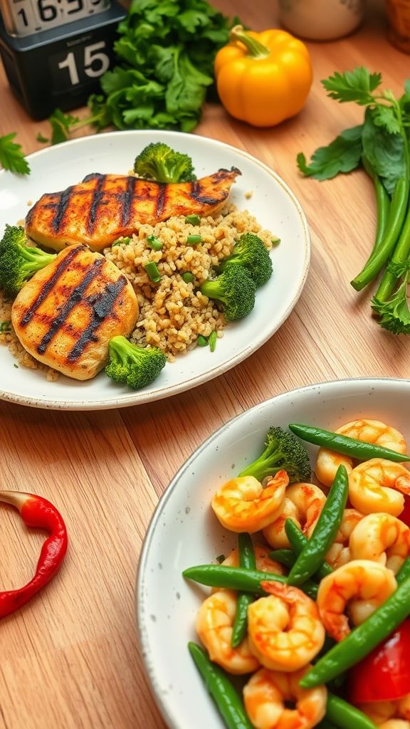 high-protein 15-minute meals for busy weeknights