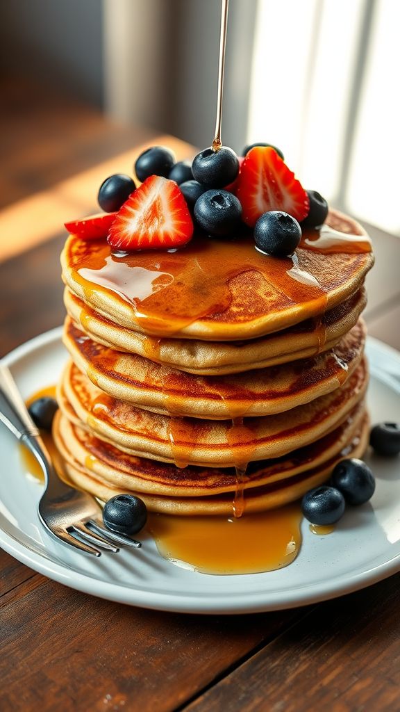 High-Protein Buckwheat Pancakes  