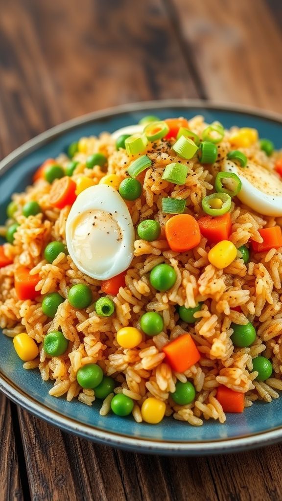 High-Protein Egg Fried Rice  