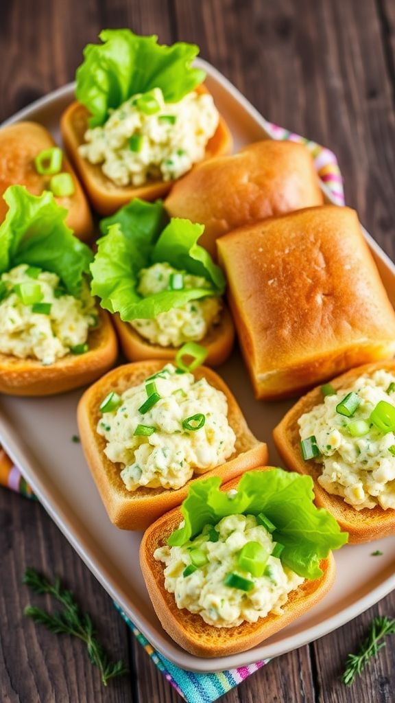 High-Protein Egg Salad Sliders  