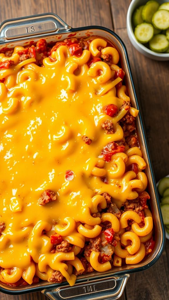 Inside-Out Cheese Burger Casserole