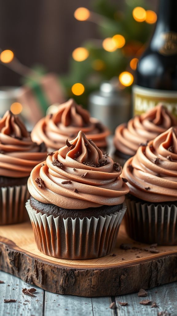 Irish Cream Baileys Cupcakes  