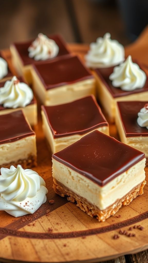 Irish Cream Cheesecake Bars  