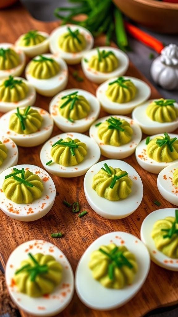 Irish Dancer Deviled Eggs