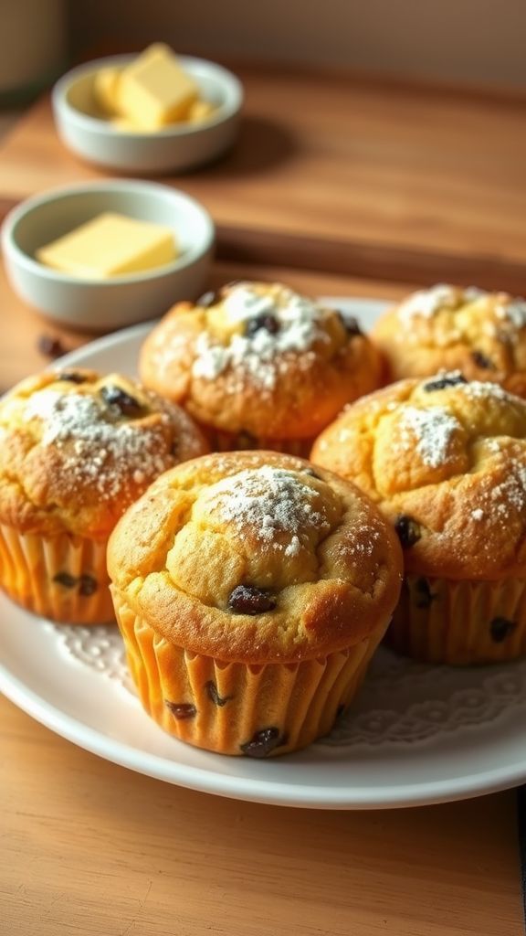 Irish Soda Bread Muffins  