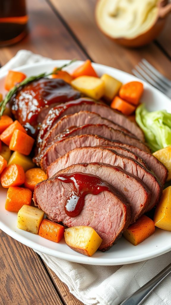 Irish Whiskey Glazed Corned Beef