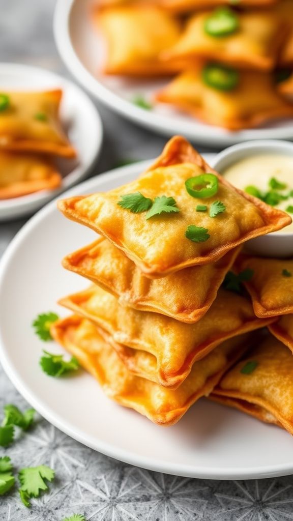 Jalapeño Popper Wontons