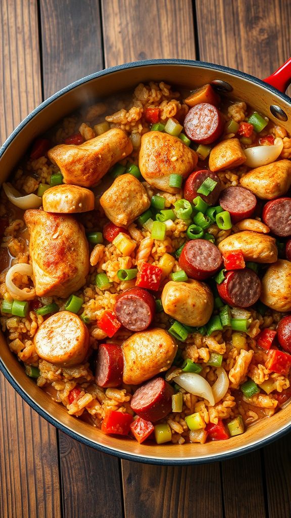 Jambalaya with Chicken and Sausage