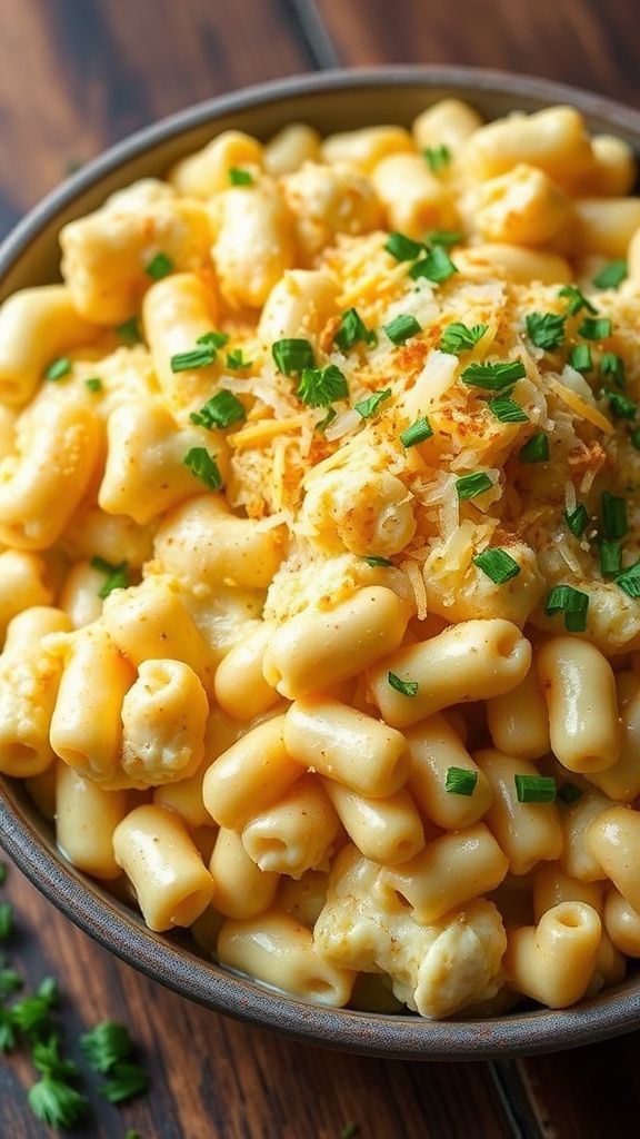 Keto Cauliflower Mac and Cheese  