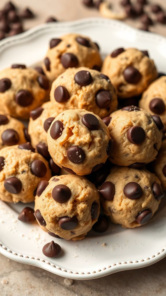 Keto Chocolate Chip Cookie Dough Bites  