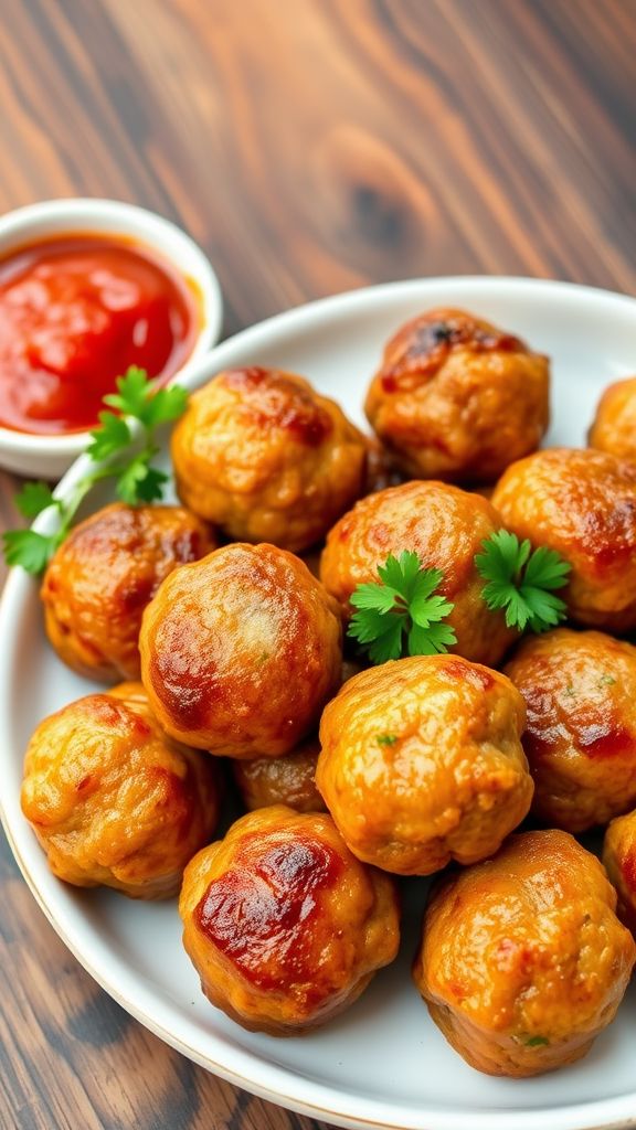 Keto-Friendly Air Fryer Meatballs