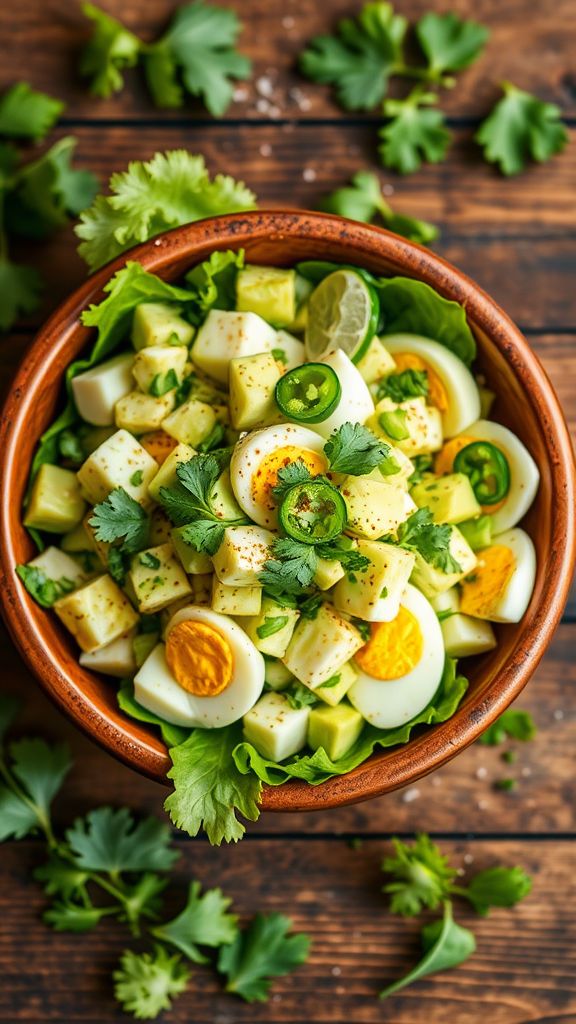 Keto-Friendly Avocado Egg Salad