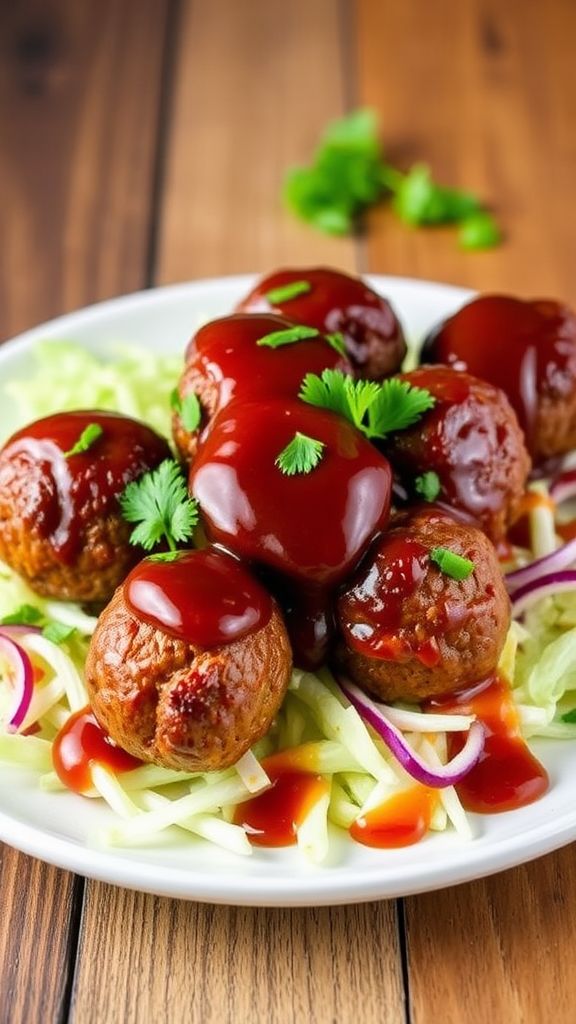 Keto-Friendly BBQ Meatballs  