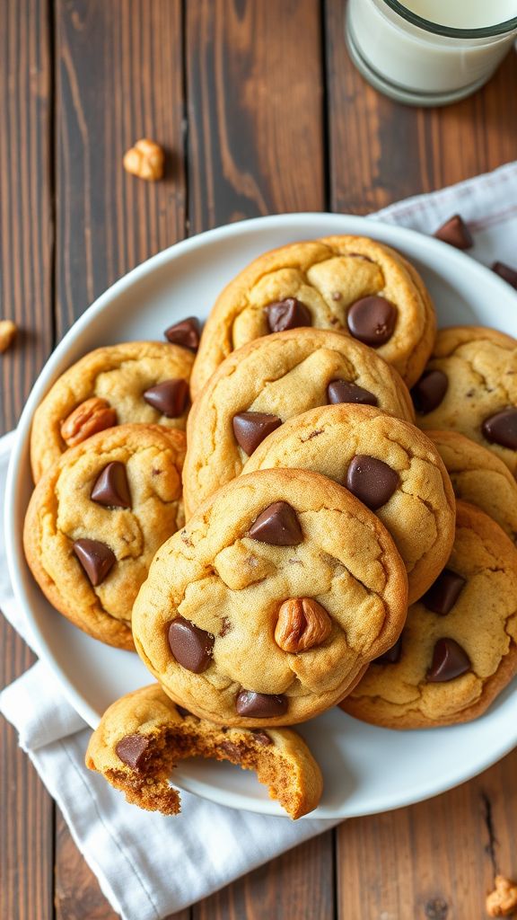 Keto Macadamia Nut Chocolate Chip Cookies