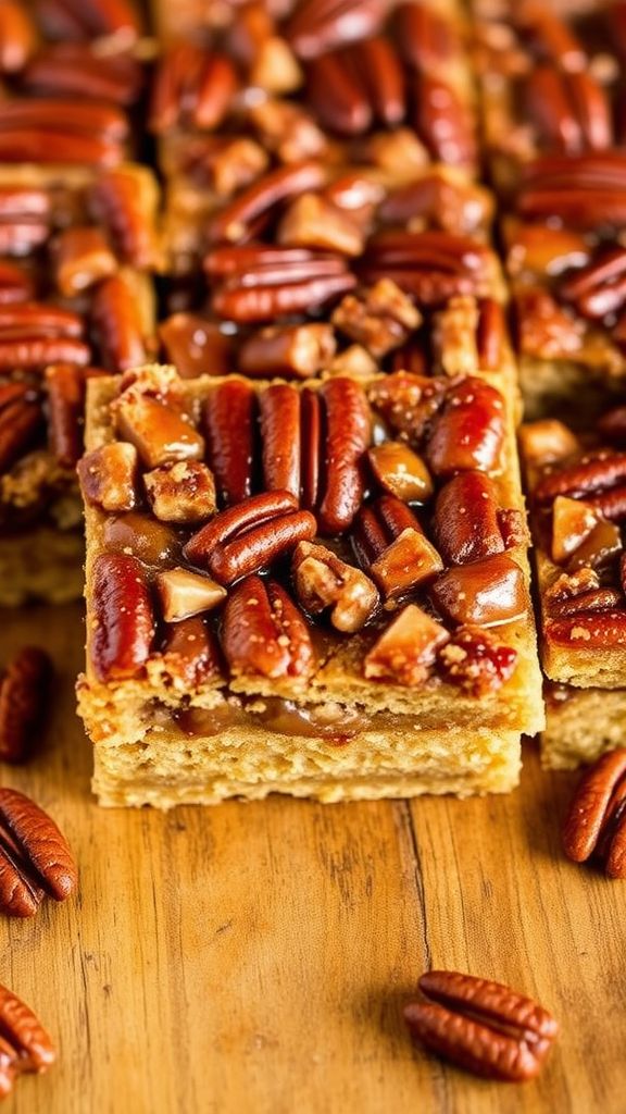 Keto Pecan Pie Bars