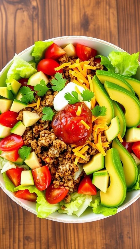 Keto Taco Salad Bowls