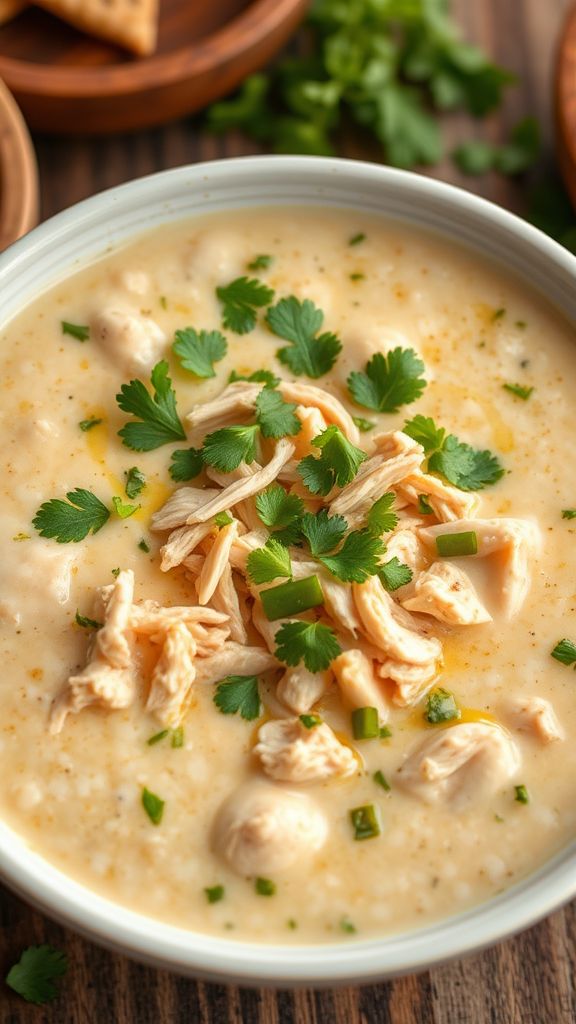 Keto White Chicken Chili with Cream Cheese Twist