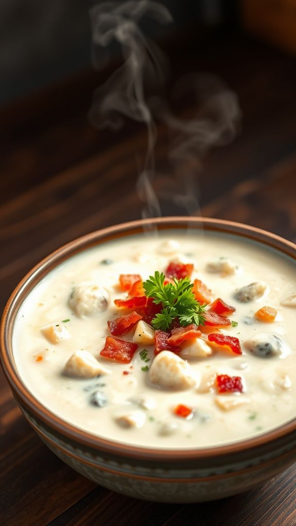 Keto White Clam Chowder  