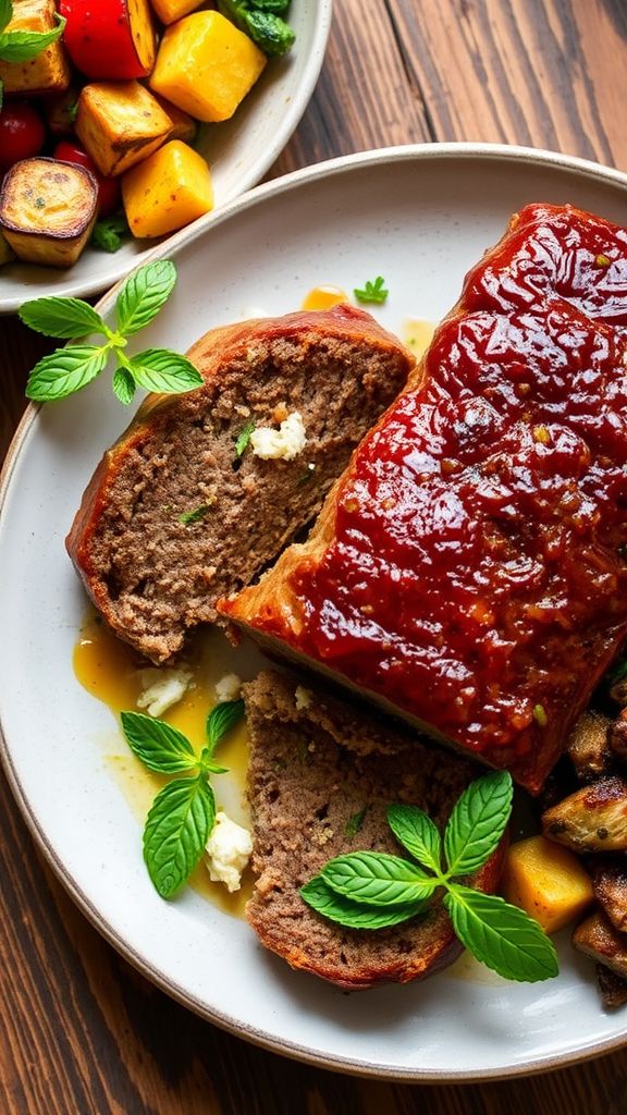 Lamb and Mint Keto Meatloaf  