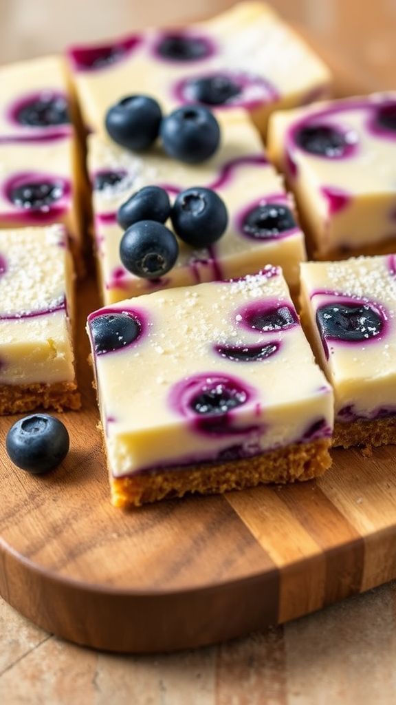 Lemon Blueberry Cheesecake Bars