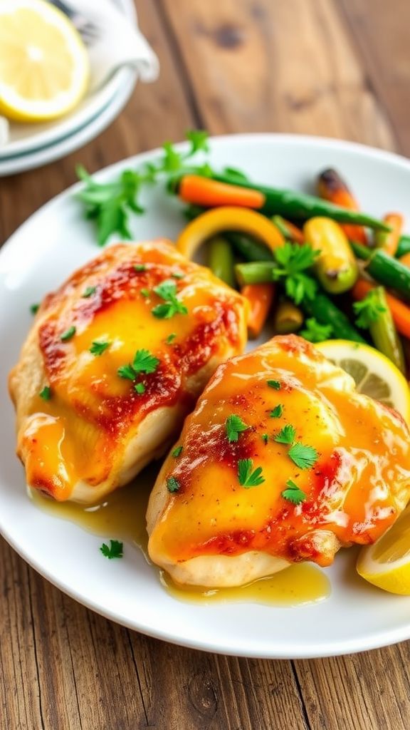 Lemon Butter Chicken Thighs  