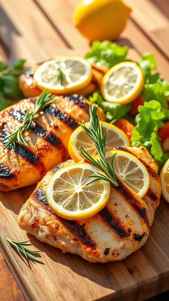 Lemon Rosemary Grilled Chicken