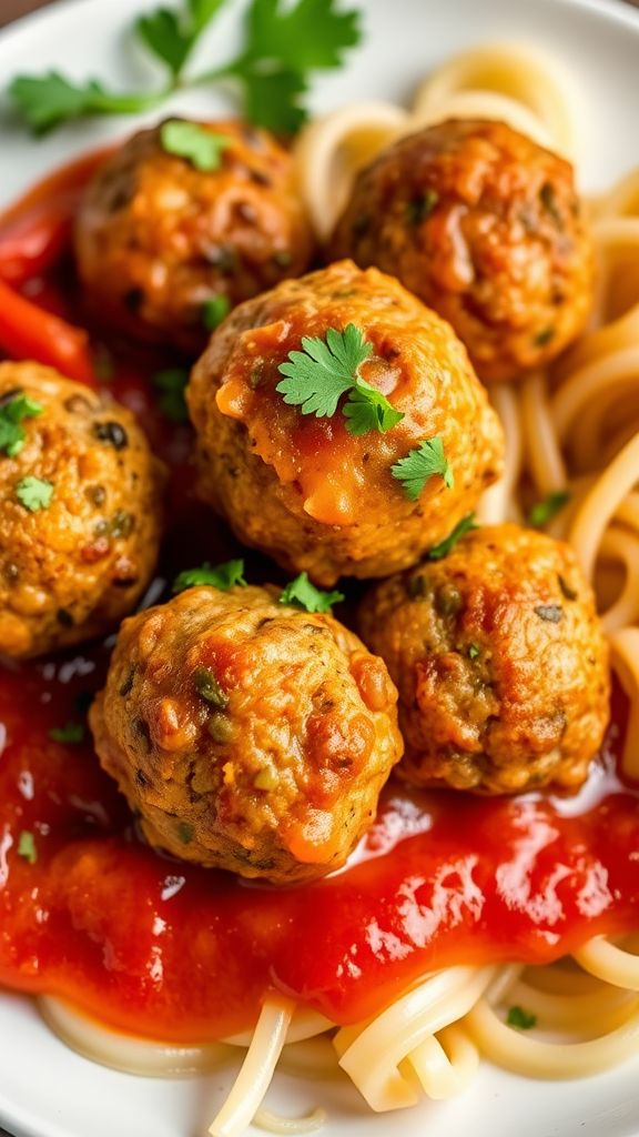 Lentil and Turkey Meatballs  